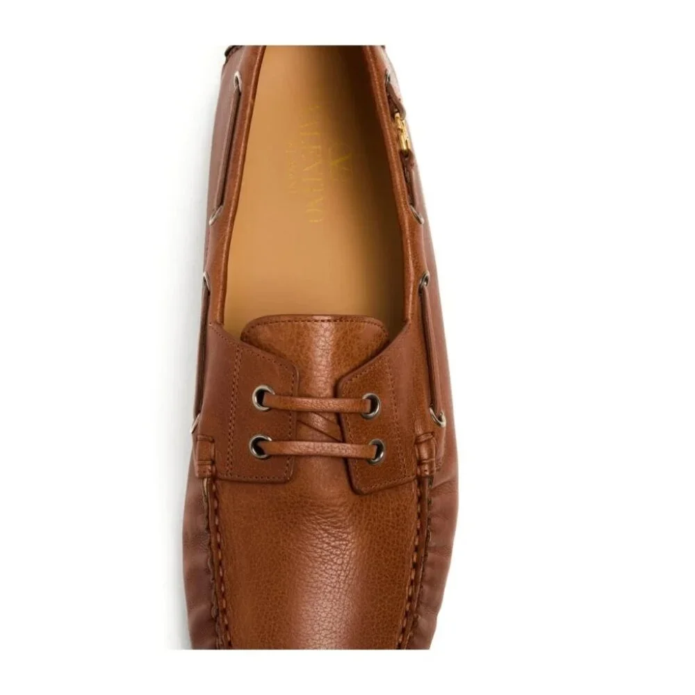 NEW VALENTINO GARAVANI Driver Fastaway Lace-Up Boat Shoes – Men’s US 10.5